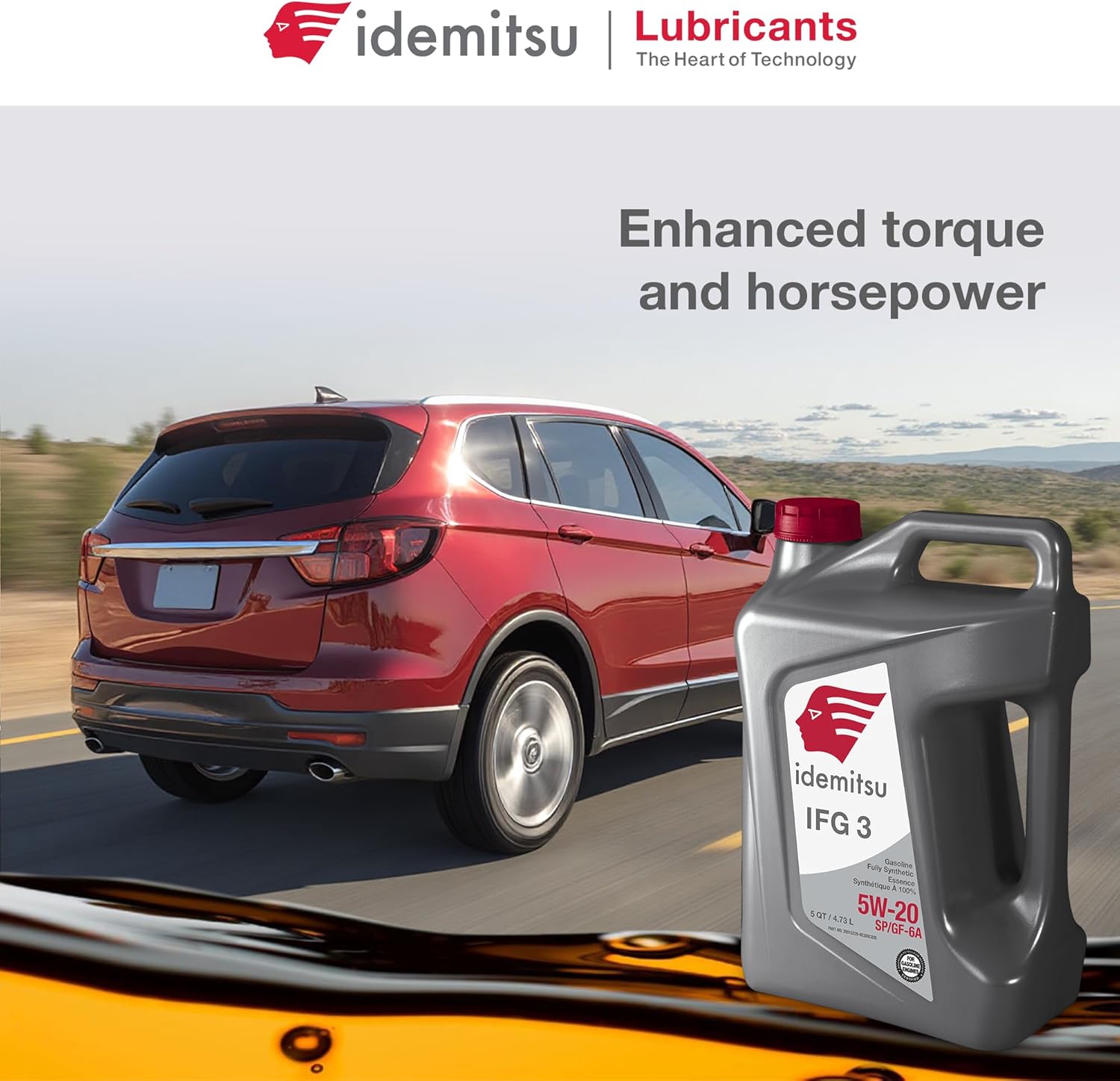 Idemitsu 5W-20 Full Synthetic Oil - IFG3 5W20 SP/GF-6A SAE Engine Car Motor Oil – 5 Quart, Case of 4 | Precision Engineered for Maximum Efficiency and Protection - Image 7