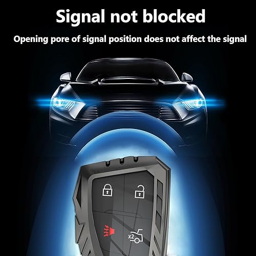 Miniatura 4 de Funda para llavero Chevy con llavero, funda de protección de aleación de zinc compatible con Chevy Suburban Silverado Tahoe GMC Yukon Sierra 1500