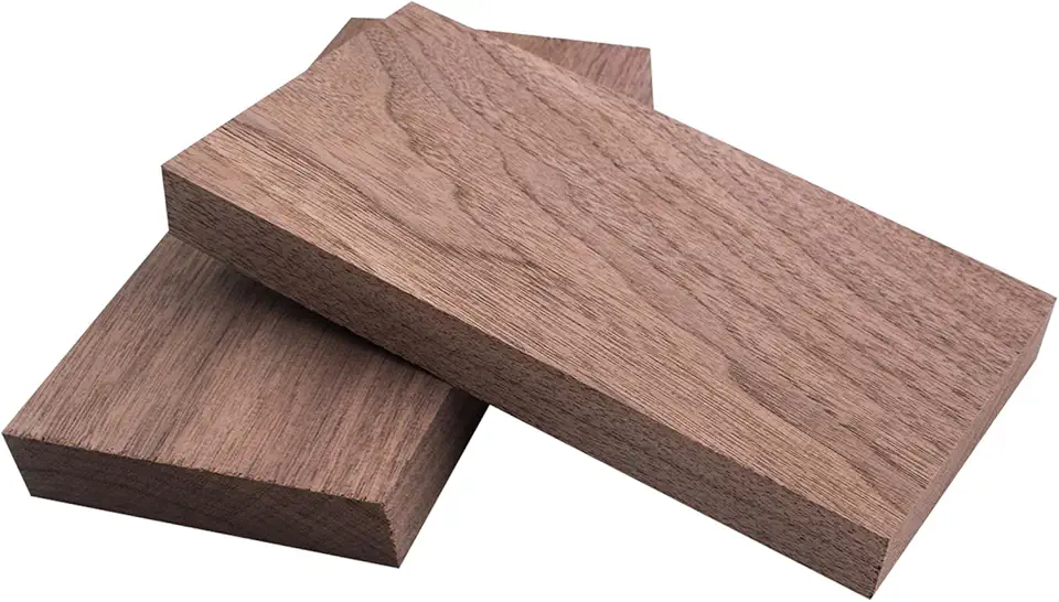 2-Pack Unfinished Walnut Boards 7/8 x 4 x 8