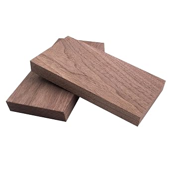 2 PCS Walnut Lumber 7/8 x 4 x 8 Unfinished Walnut Wood Sheets Walnut Board for Crafts, Scroll Saw, Woodworking, School DIY Projects, Laser Cutting and Engraving, CNC Cutting, Painting, Fretwork