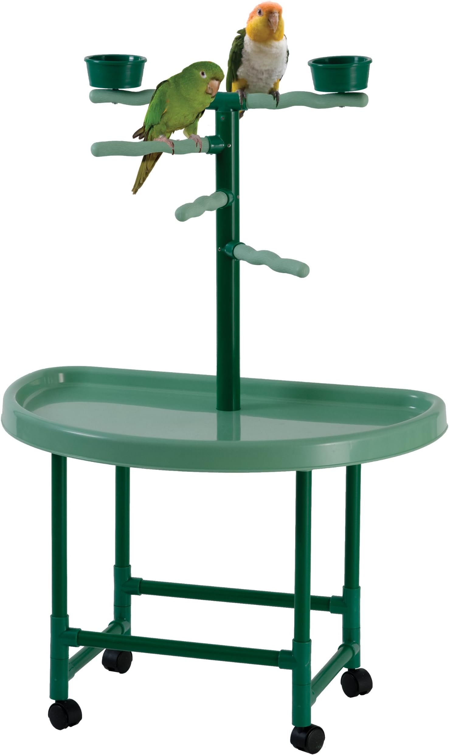 Acrobird, S Play Tower, 19 D by 28 L by 41 H, Green