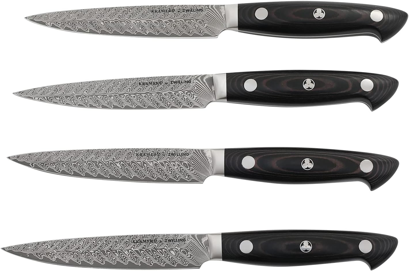 ZWILLING KRAMER Steak Knife Set, 4-pc, EUROLINE Stainless Damascus Collection