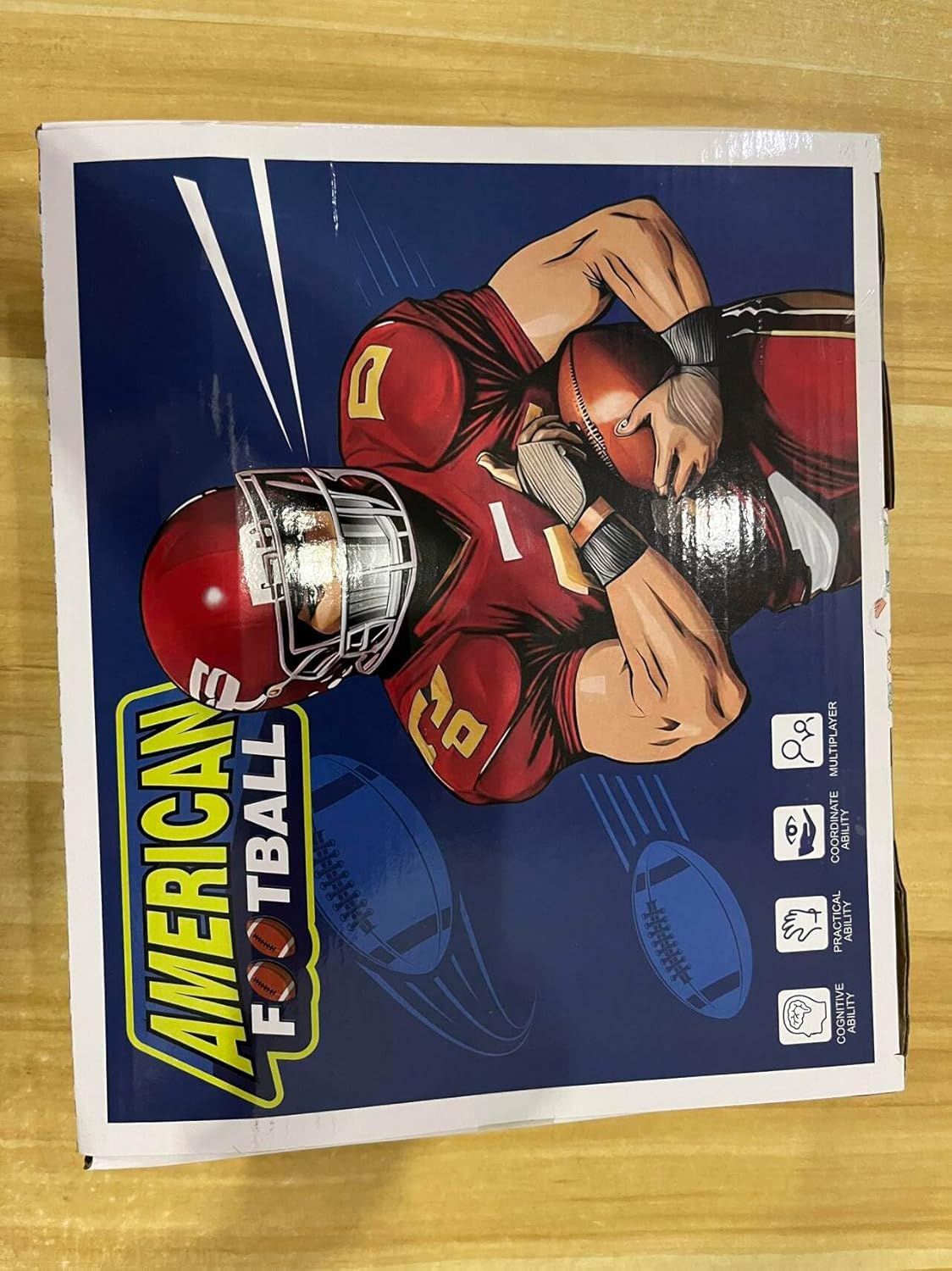 Polkoliye Football Toss Game with 4 Inflatable Balls