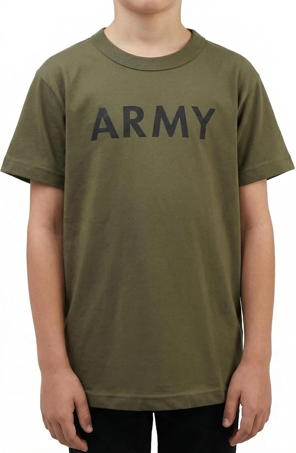 BACKBONE Kids Camouflage Short Sleeve T‑Shirt for Boys and Girls, Outdoor Tee