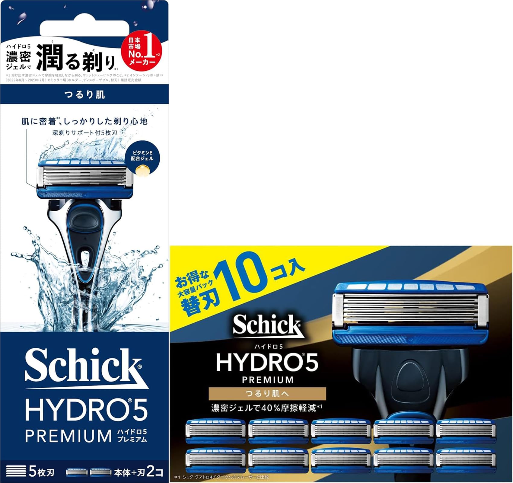 Amazon.co.jp: Schick(シック) ハイドロ5プレミアム つるり肌へ 5枚刃
