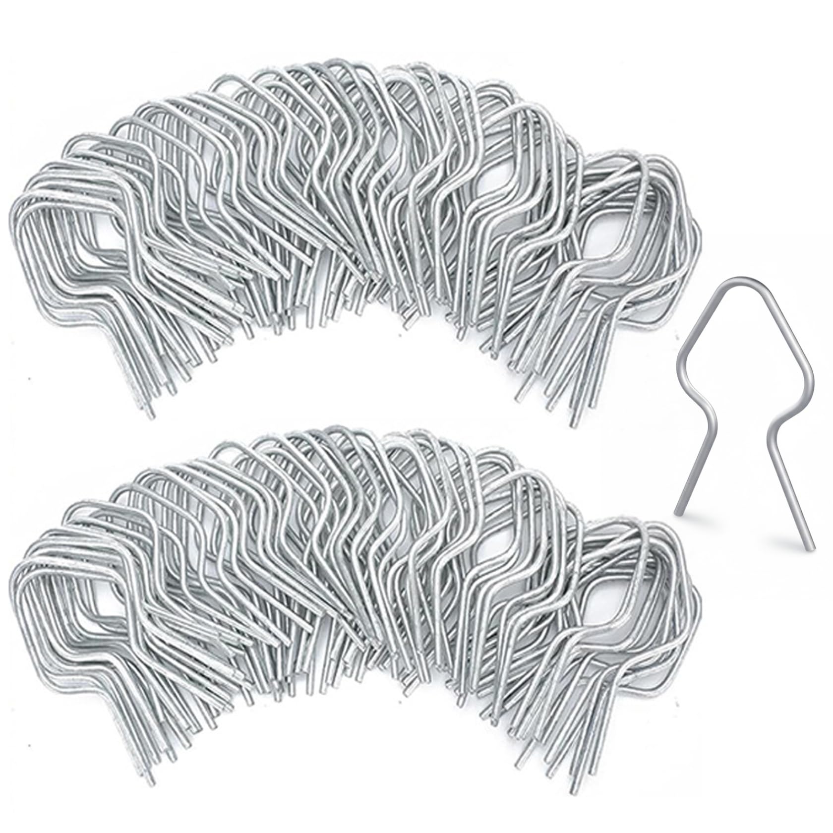 Clips de clôture robustes en acier galvanisé pour une structure extérieure durable
