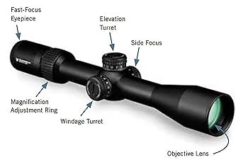 Vortex Diamondback Tactical 6-24x50 スコープ Vortex Diamondback Tactical 6-24x 50mm Rifle Scope - EBR-2C