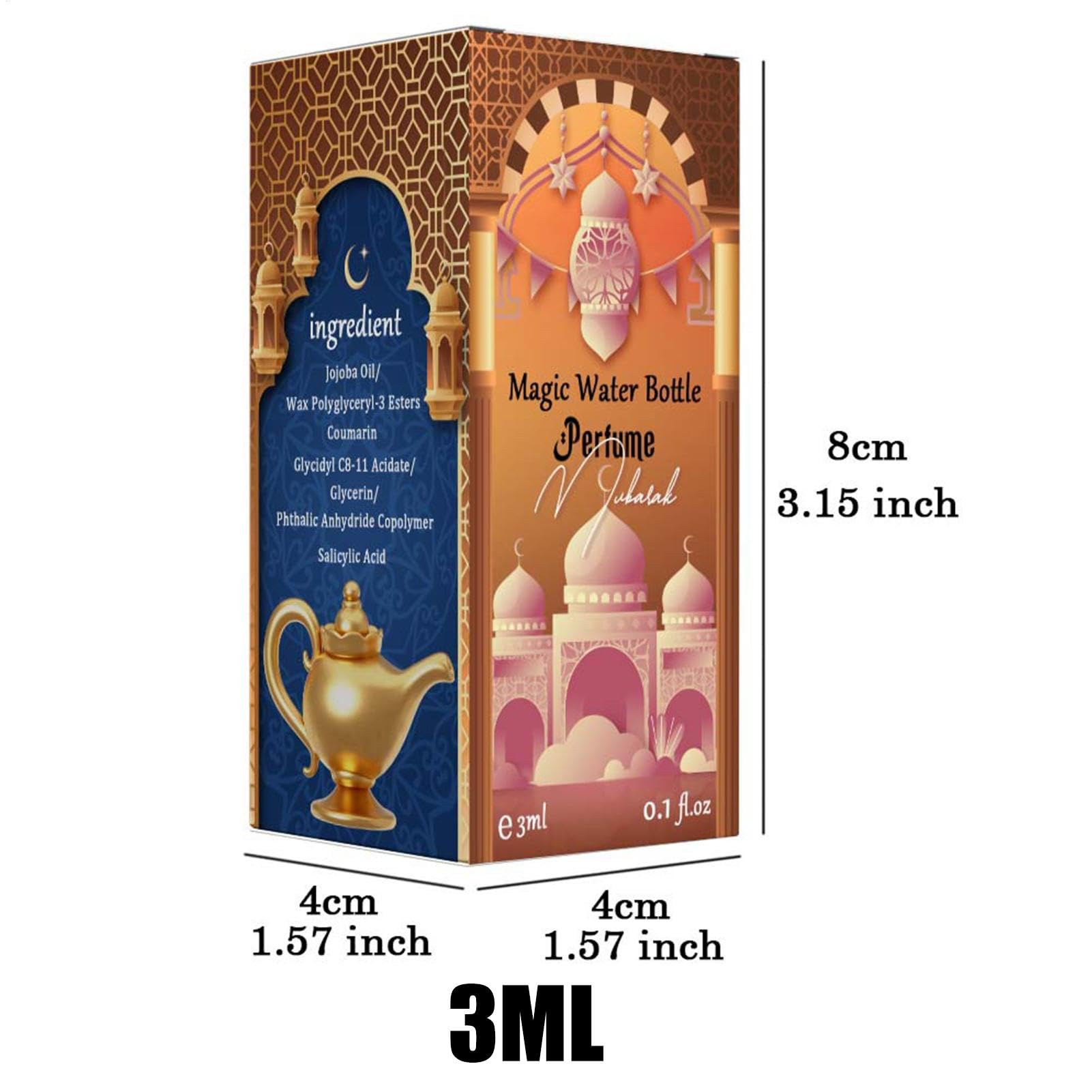 Luksusowe arabskie perfumy, egzotyczne bliskowschodnie perfumy damskie, ręcznie robione olejki perfumowe o długotrwałym zapachu, perfumy Her Eau De, orientalne piżmowe drzewo sandałowe, dla mężczyzn i