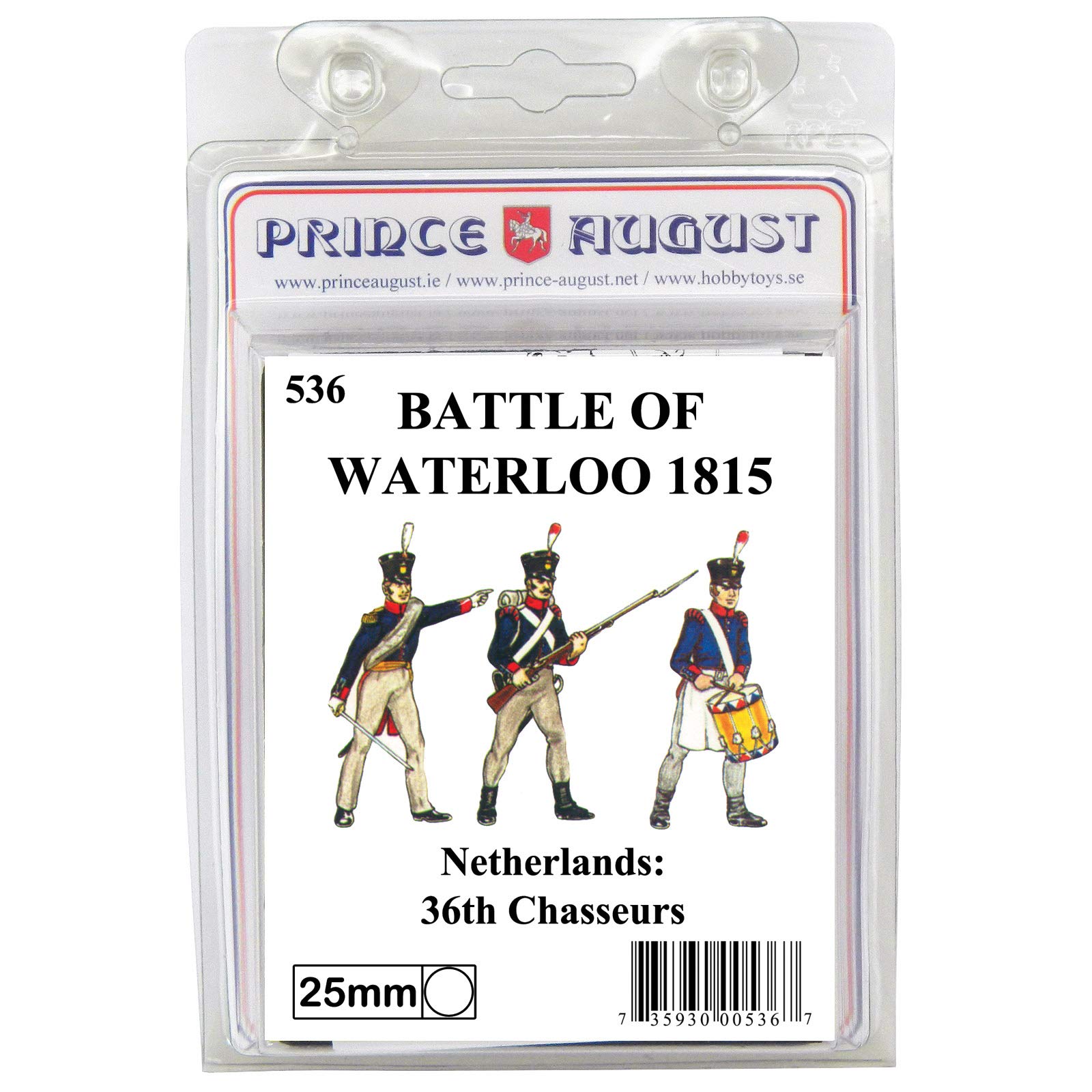 Prince August NL 36 Chasseurs Hollandais 25mm Figurine Historique 536