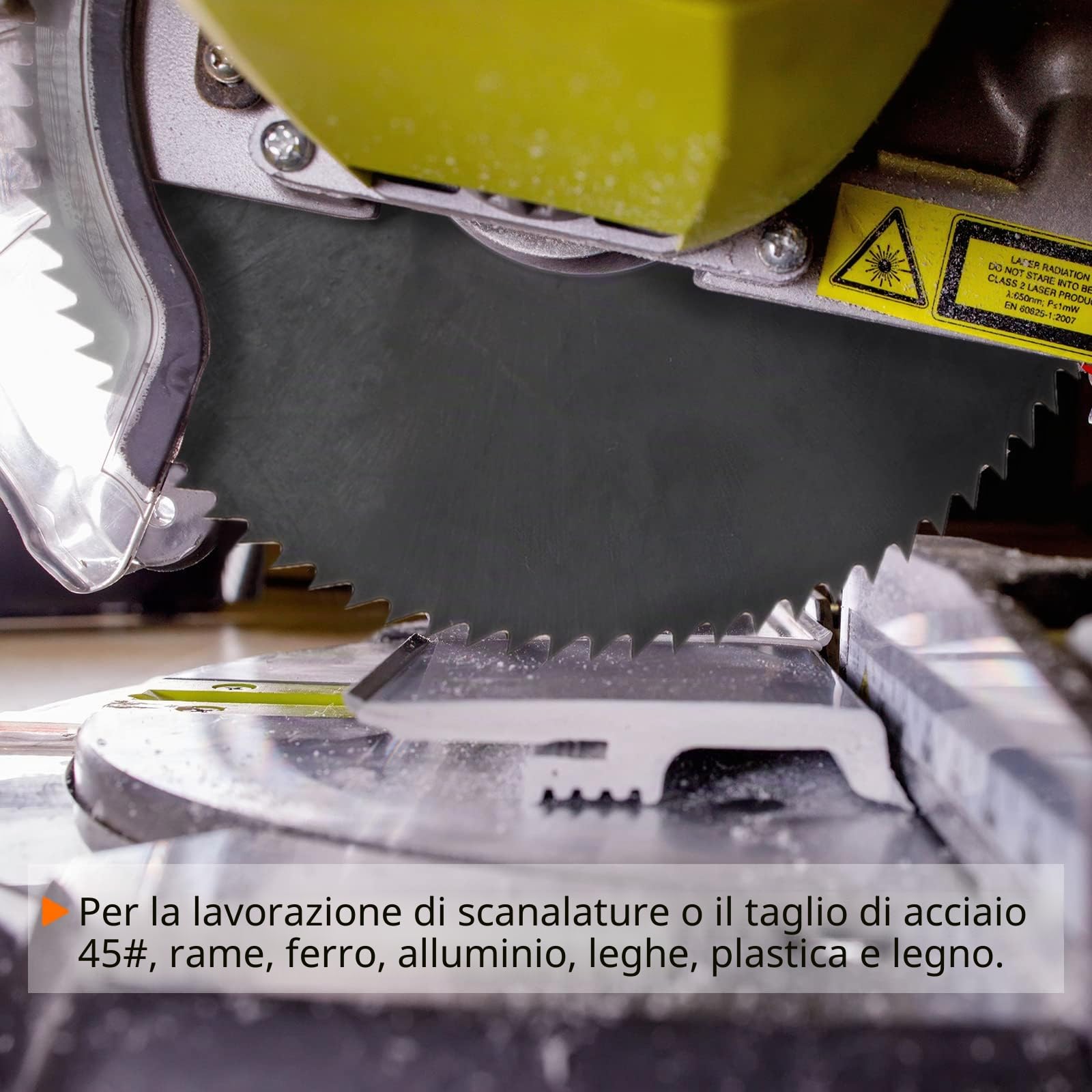 QUARKZMAN 2pz Circolare Sega Lame 63mm x 16mm x 2mm 72 Denti Nitruro Rivestito Alta Velocità Acciaio (HSS) Fresatura Frese per Alluminio Lega Metallo Plastica Legno