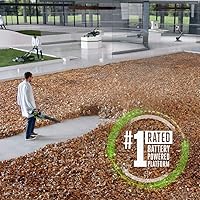 Vista 3 de EGO Power+ LB6504 650 CFM - Soplador de hojas inalámbrico de iones de litio de 56 voltios de velocidad variable, batería de 5.0 Ah y cargador