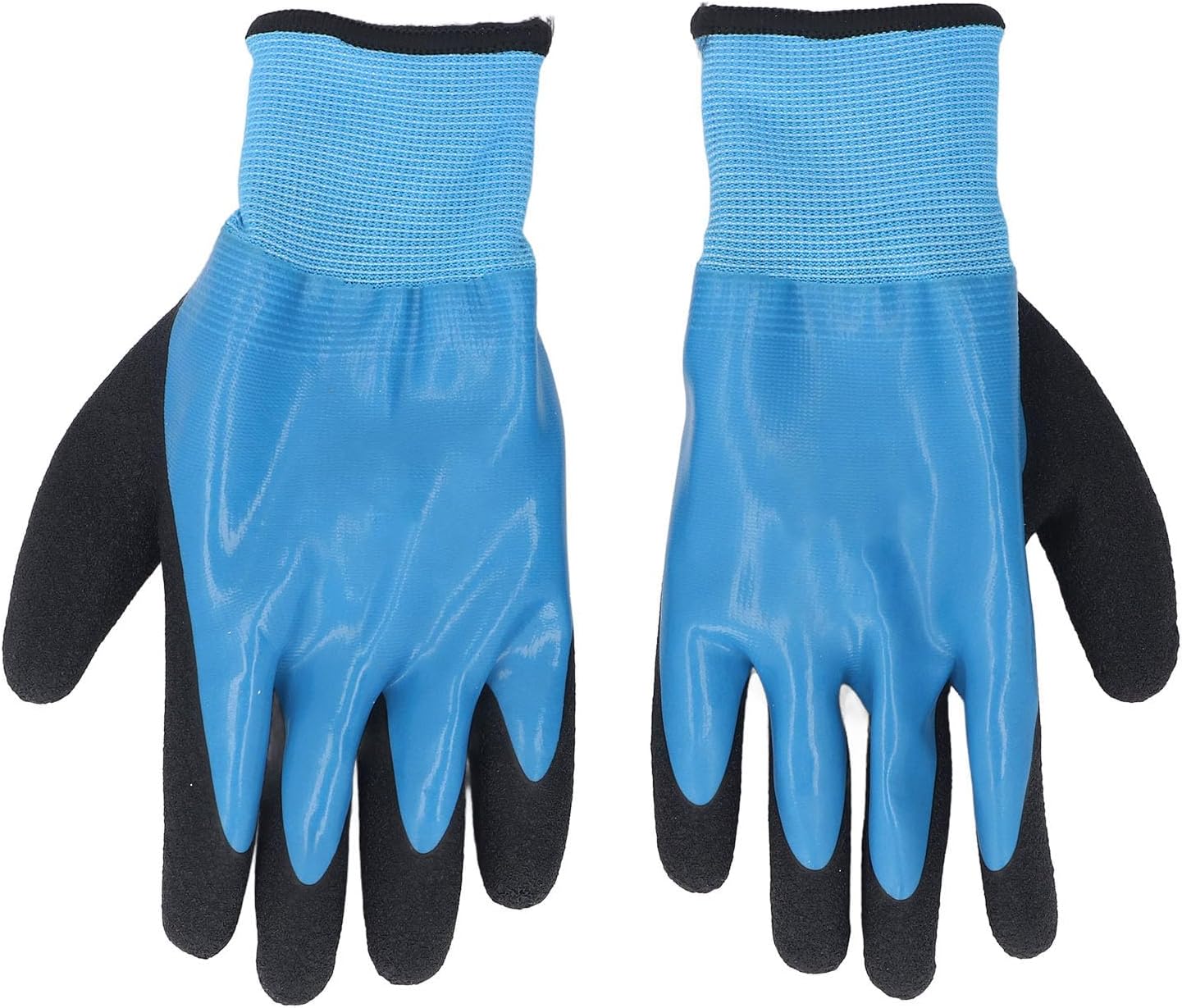 Cold Resistant Work Gloves 1 Pair Water Proof Non Slip Latex and Foam Dip Winter Protection Rated for -40 C 7 Needle Seamless Knit Construction with Reinforced Fingers and Elastic