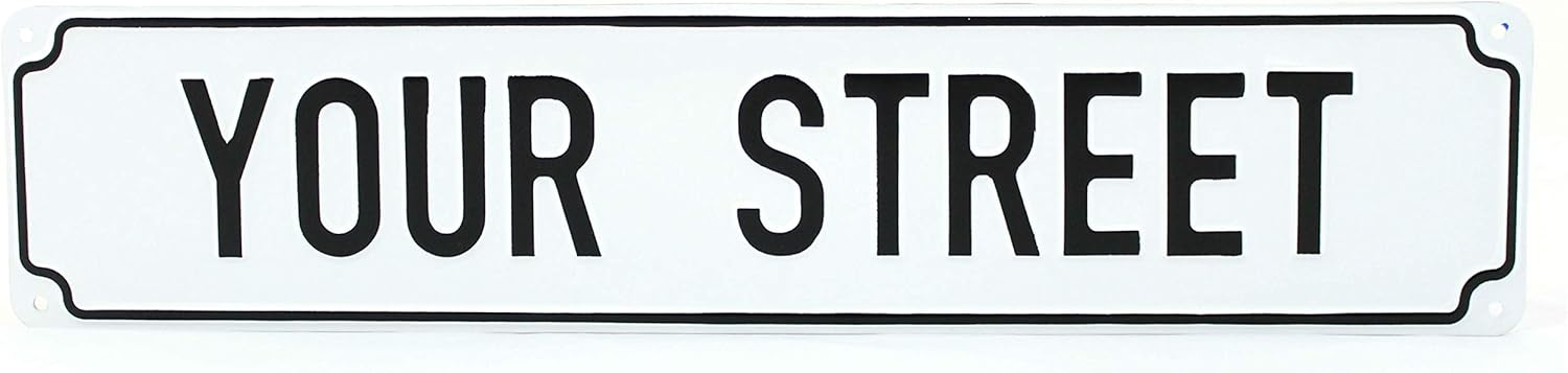 Street Road Name Odonym Euro European License Plate Number Plate Embossed Custom