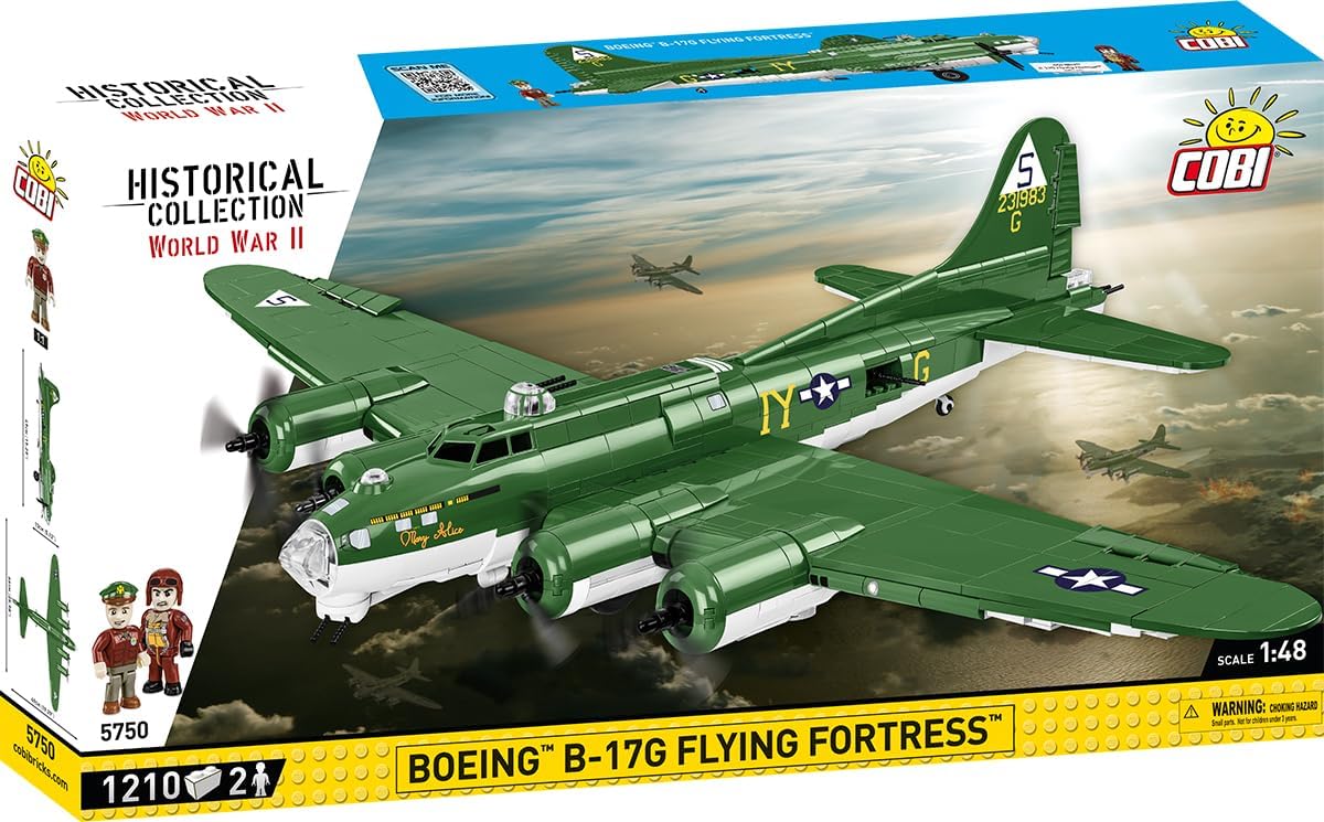 COBI Historical Collection WWII Boeing™ B-17G Flying Fortress™ Aircraft, Army Green