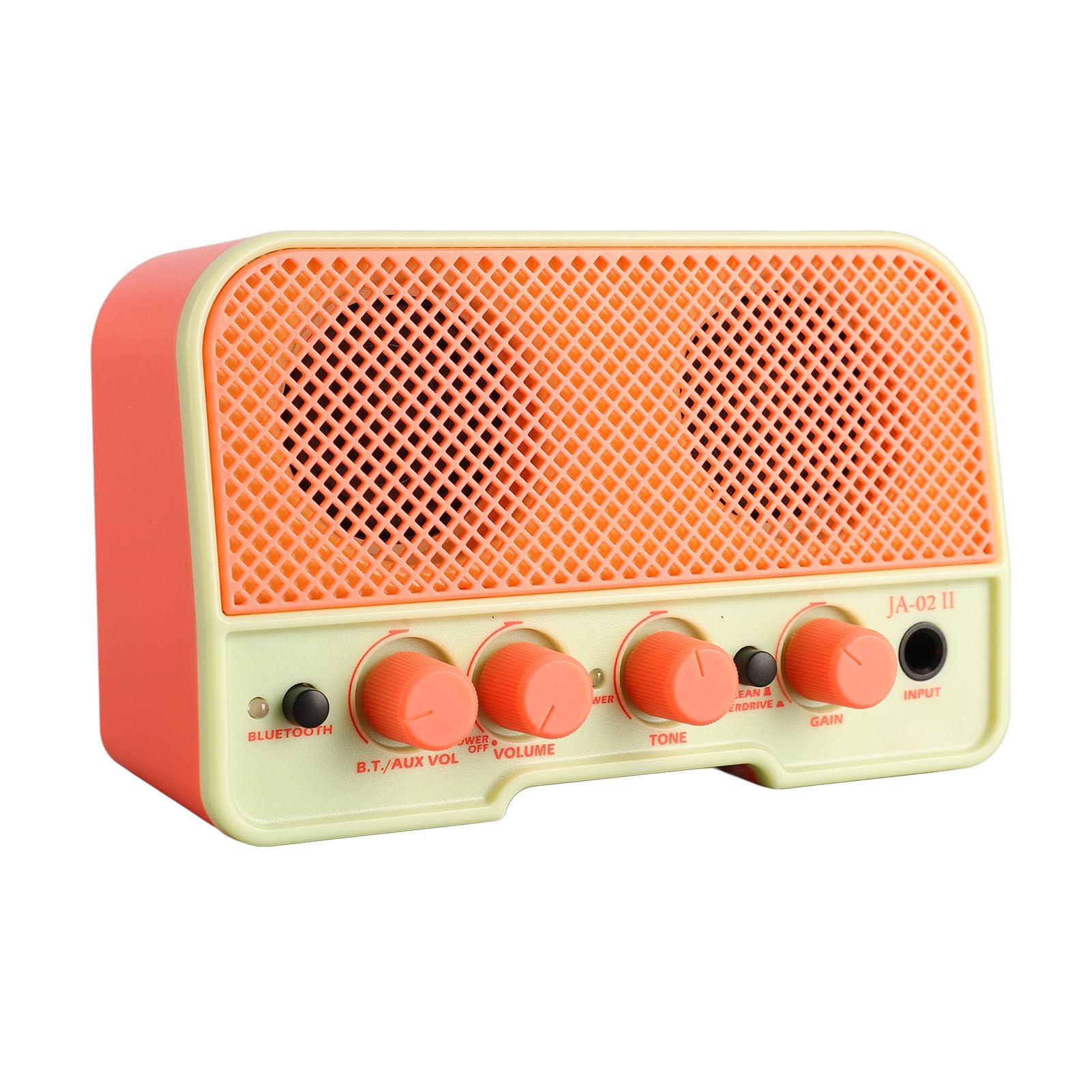 Altoparlante Amplificatore per Chitarra, Interfaccia AUX Amplificatore per Chitarra BT5.0, Segnale Stabile, Portatile, Buona qualità del Suono, Ricaricabile per Suonare (PINK)