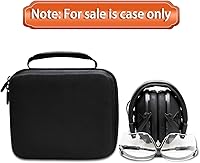 Vista 3 de LTGEM - Funda para Peltor Sport Tactical 100, 300 y 500, protector auditivo electrónico, bolsa de transporte protectora de almacenamiento duro