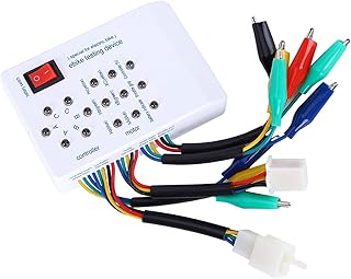 Electro Car Brushless Motor Tester, Brushless Motor Diagnostic Controller Detector for Electric Scooter Car E‑Bike Detecting(115 x 80 x 26mm)