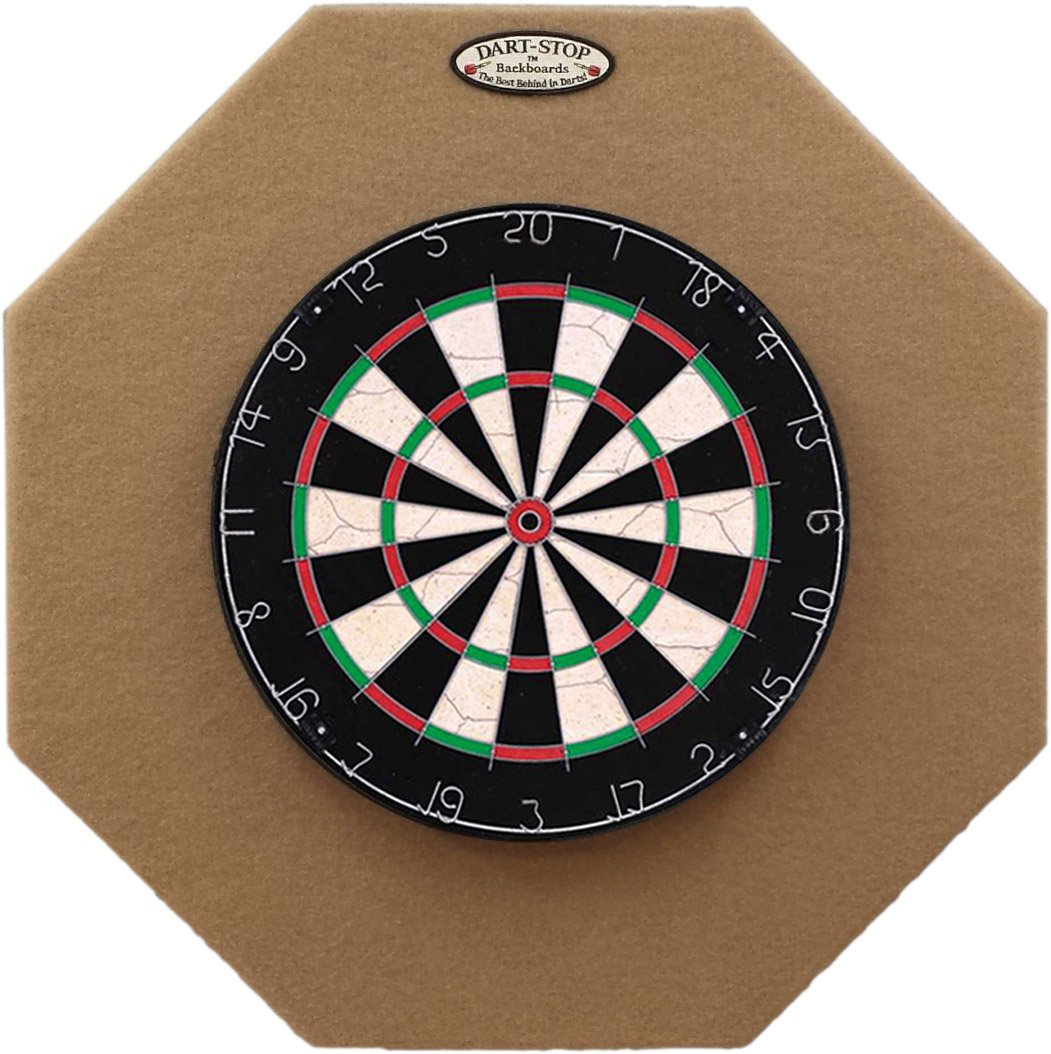Dart-Stop 29 inch Professional Dart Board Backboard, Octagonal | Wall Protector | Dartboard Surround