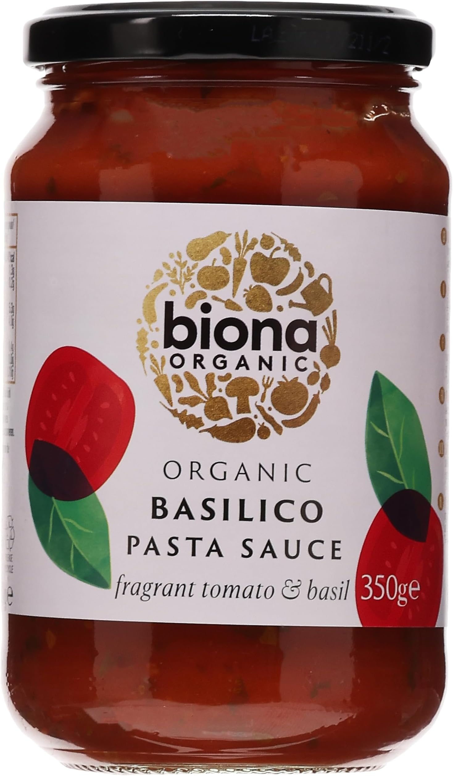 Organic Basilico Pasta Sauce, 350g