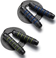 Vista 8 de BOOMIBOO Cuerda de Saltar, Cuerdas de Saltar Ajustables, Cuerda de Saltar Sin Enredos de Velocidad Rápida con Rodamientos de Bolas para Mujeres