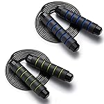 BOOMIBOO Jump Rope, Adjustable Jump Ropes,Skipping Rope Tangle-Free Rapid Speed with Ball Bearings for Women Men Kids,Exercise & Slim Body Jumprope at Home School Gym
