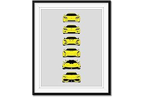 Koenigsegg Generations Poster: A Visual Chronicle of Automotive Excellence