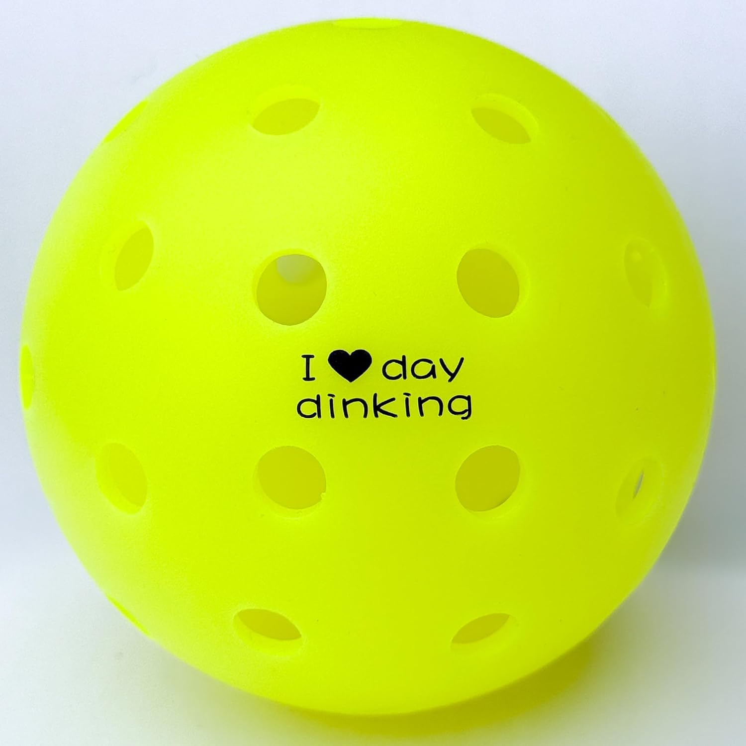 Pickleball Balls - USAPA-Approved Outdoor Balls With Witty Text, Perfect Pickleball Gift, Tournament-Grade Bounce, Wind-Resistant ( 26g Each)