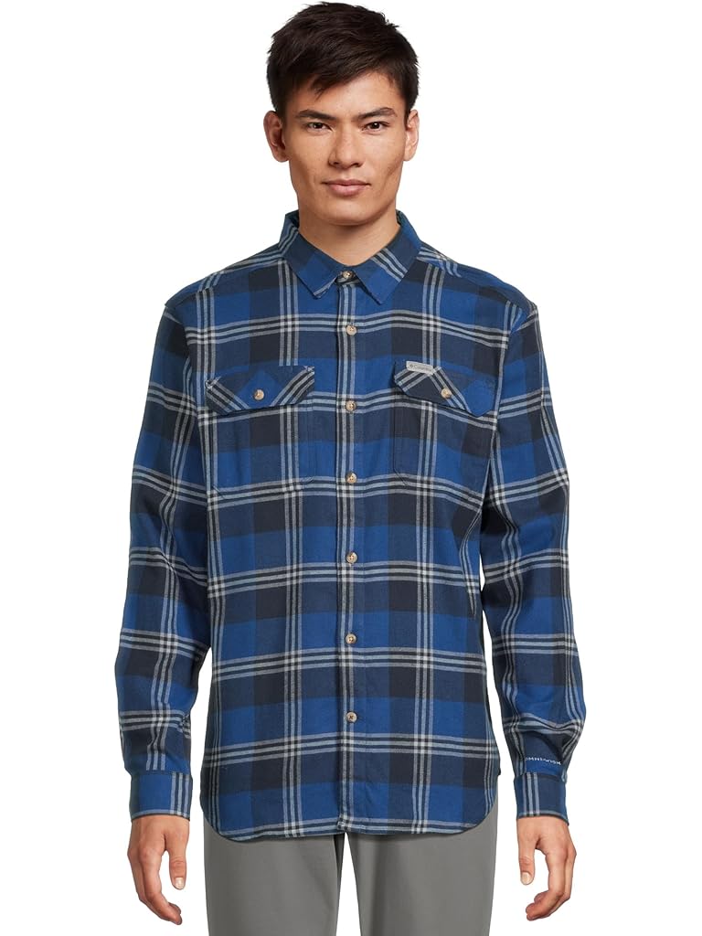 Navy Columbia Flare Gun&#8482; Stretch Flannel