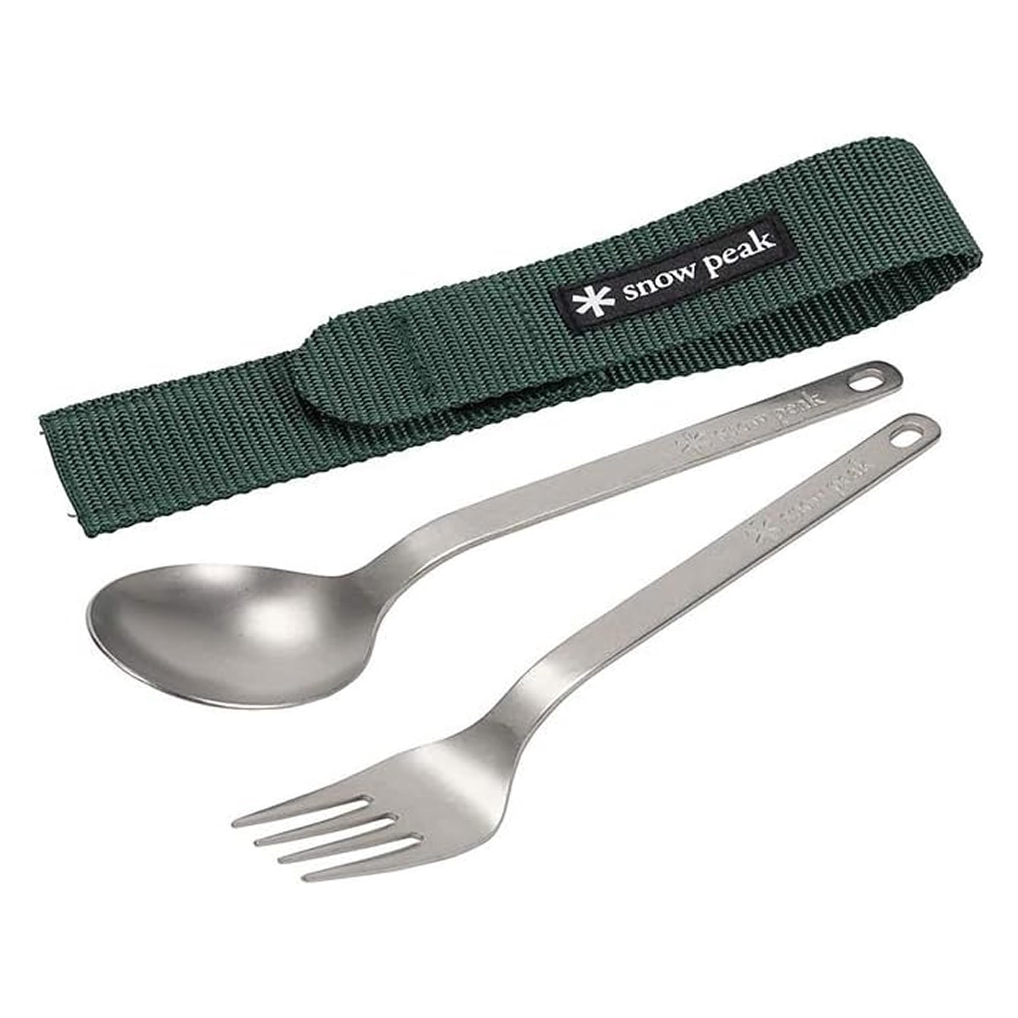Snow Peak Titanium Fork & Spoon Set : Amazon.in: Sports, Fitness