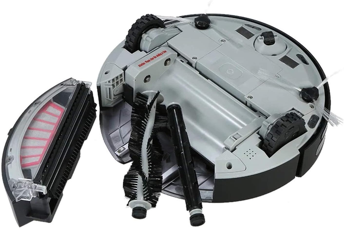 Vacuum Cleaner Automatic Vacuum Cleaner Robotic Smart Sweeping Machine Intelligent Floor Cleaner Cleaning Mopping Robot With Remote Control Robot Vacuum Cleaner (Color : Black, Size : EU) (Black US)