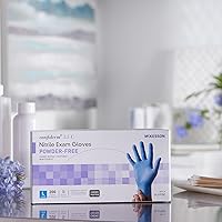 Vista 9 de McKesson Confiderm 3.5C Nitrile Exam Gloves, Non-Sterile, Powder-Free, Blue, Large, 200 Count, 1 Box