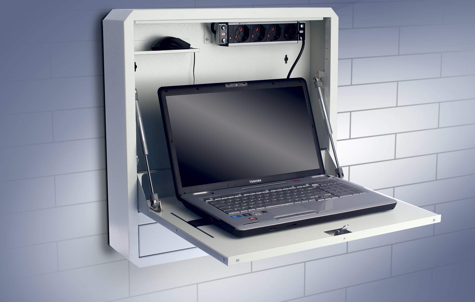 Techly Professional 105056 Box di Sicurezza per Notebook e Accessori per LIM Prof. 127 Bianco Bianco