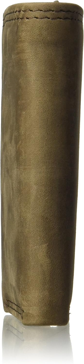 Timberland PRO Men's Leather Trifold Wallet with ID Window, Black/Bullard, One Size - Image 3