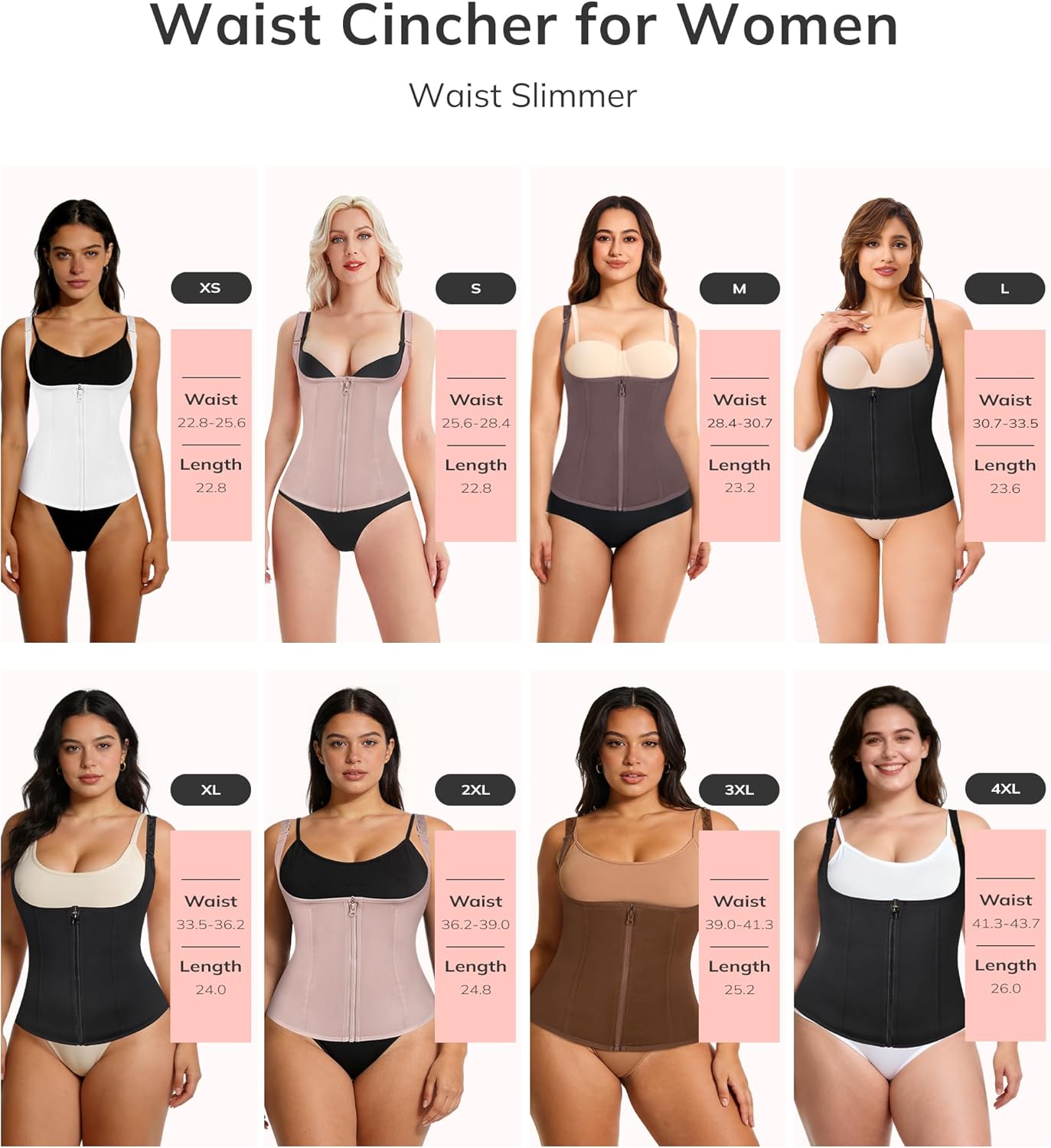 LODAY Waist Trainer Corset for Women Tummy Control Sport Workout Body Shaper Black - Image 6