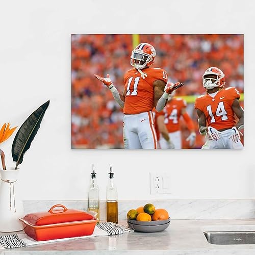Miniatura 4 de EyewEb Isaiah Simmons Sports Star Poster Wall Art Scroll Canvas Painting Picture Living Room Decor Home 12x18inch(30x45cm)