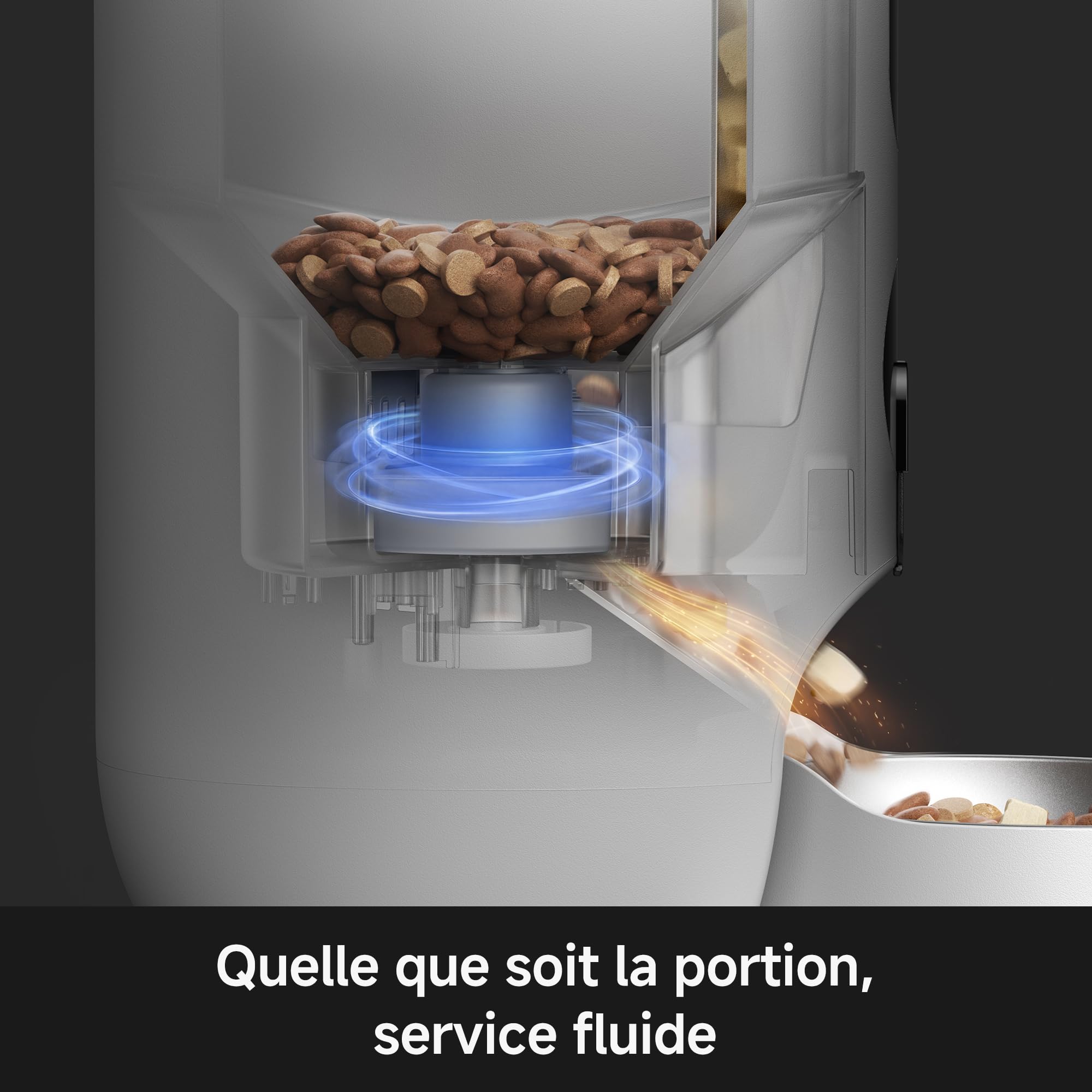 MOVA NutriPal 10 Ultra Distributeur Automatique pour Animaux, 4 Modes | compartiment 7 jours, caméra HD 1080p, écran 4,2″, capacité 4 L jusqu’à 20+ jours, croquettes jusqu’à 12 mm