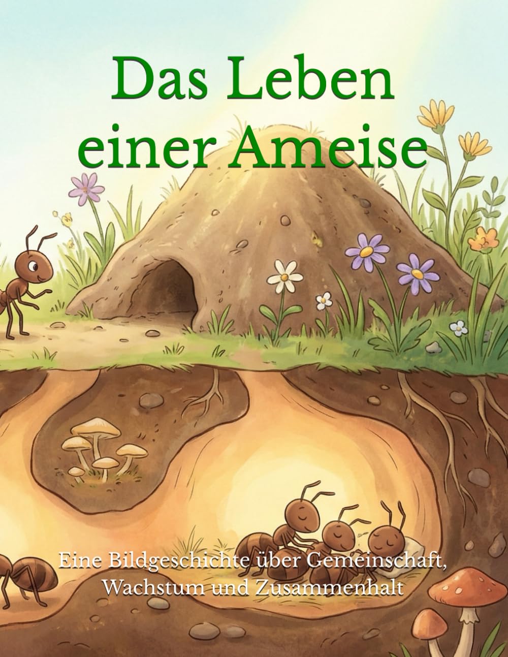 Das Leben einer Ameise: Eine Bildgeschichte über Gemeinschaft, Wachstum und Zusammenhalt (Die Ameisen entdecken unsere Welt)