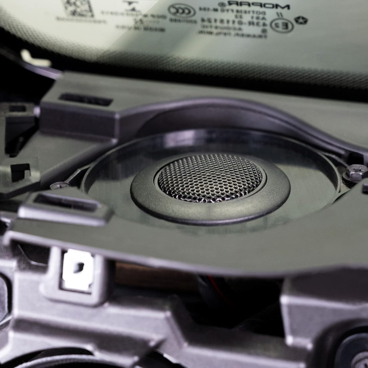 STINGER Jeep Wrangler JL (2018-23) Jeep Gladiator JT (2020-23) Front 6.5" Speaker Pod Adapters with Tweeter Adapters, Set of Two (Front Speakers)