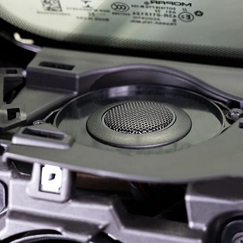 Miniatura 6 de STINGER Jeep Wrangler JL (2018-23) Jeep Gladiator JT (2020-23) Adaptadores de altavoz frontal de 6.5 pulgadas con adaptadores de tweeter, juego de