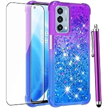 for OnePlus Nord N200 5G Case with Screen Protector, Purple Blue