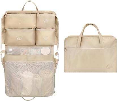 Foldable Travel Hanging Organizer Bag for Clothes and Carry-On Storage