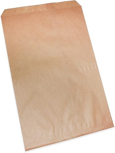 Miniatura 6 de CuteBox 100 bolsas de regalo de papel plano marrón kraft (6 x 9 pulgadas) para mercancía, manualidades, recuerdos de fiesta, venta al por menor,