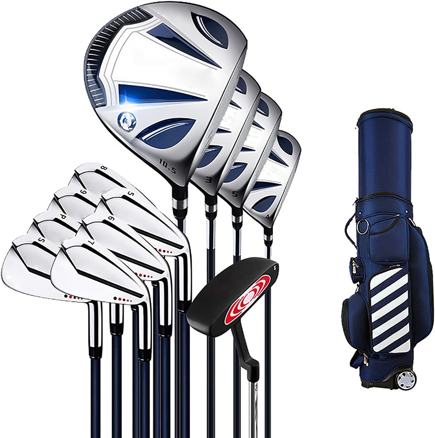 Complete Beginner Golf Club Set Men's Golf Complete Set Golf Carbon Shaft Pack of