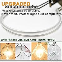 Vista 2 de Adaptador de clip para bombilla de lámpara, soporte de pantalla de lámpara incluye remate y niveladores de pantalla para mantener la pantalla