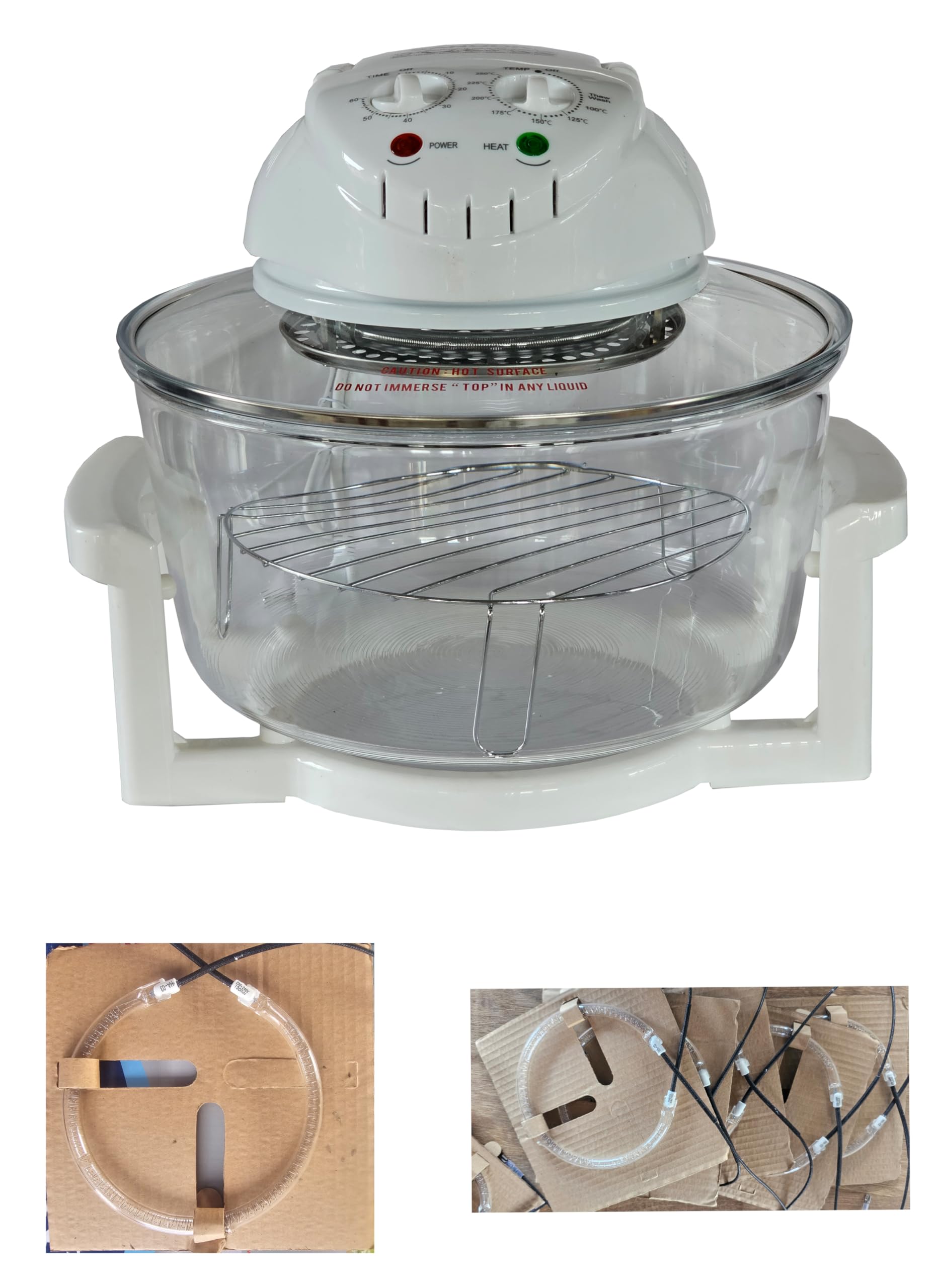 Halogen Oven, Pizza Oven For Home, Counter Top Oven, Halogen Air Fryer, Turbo Convection Oven, 12L