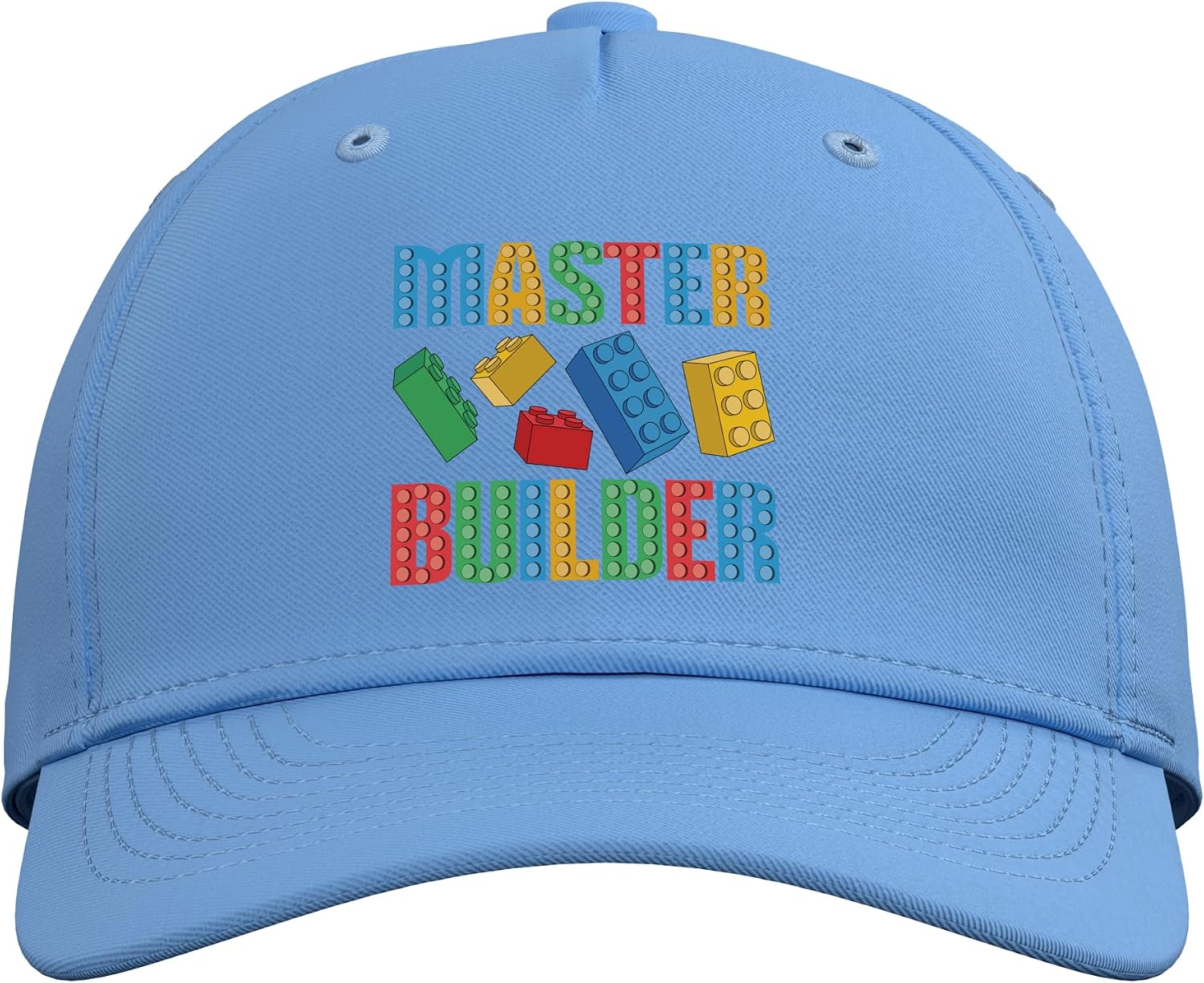 Master Builder Brick Master Block Building Brick Builder Adjustable Baseball Hat image 2