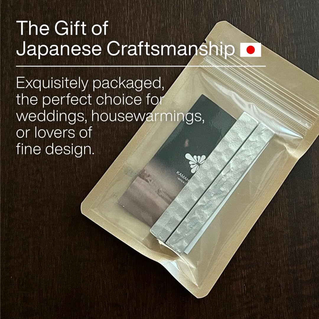 Mt. Ridge Aluminum Cutlery Rest Set of 2 Large Chopstick Holders Japanese Sand Casting