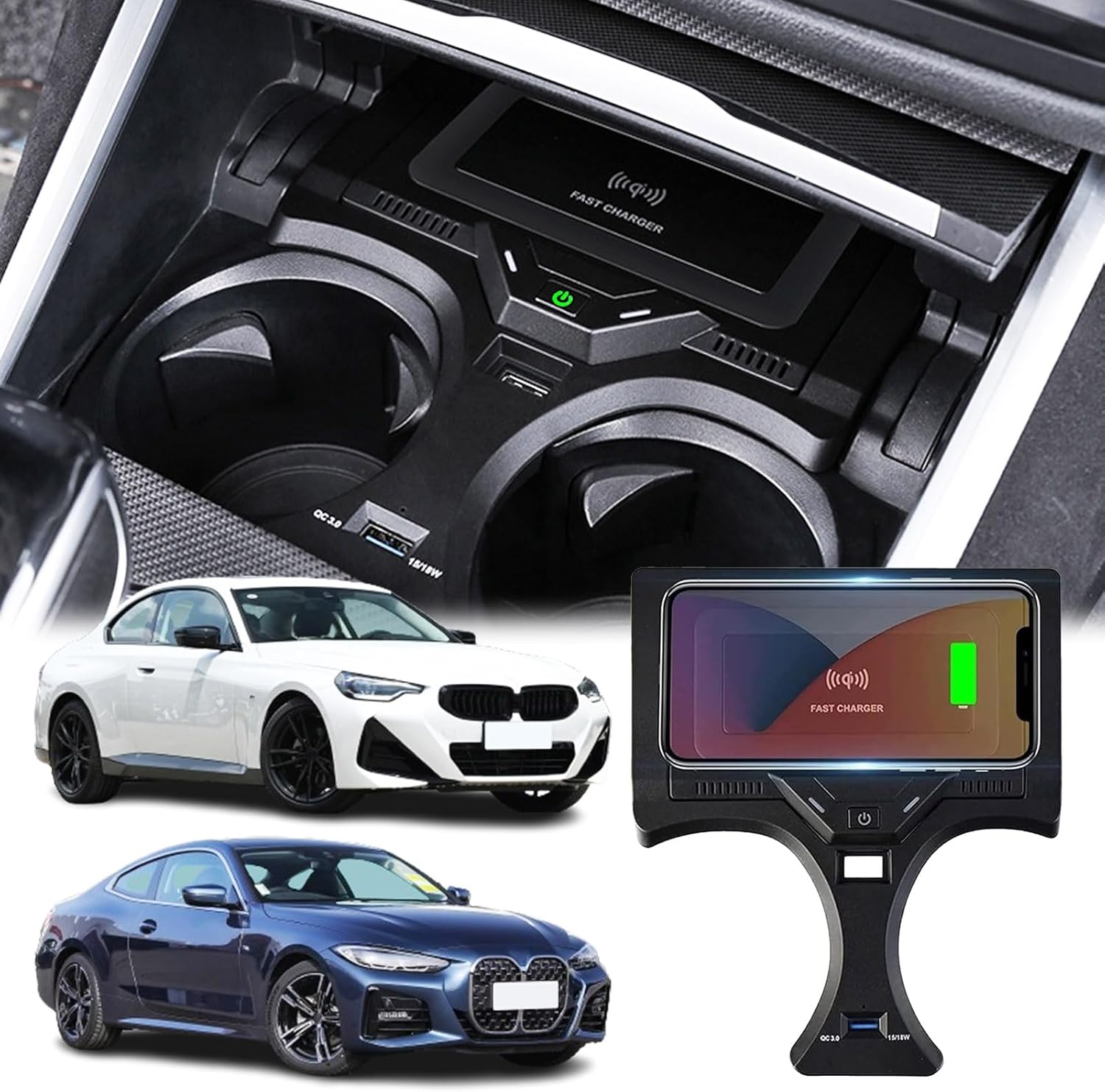 Amazon.com: GQQSXZNTD New Car Wireless Charger for BMW 2 Series (2022 ...