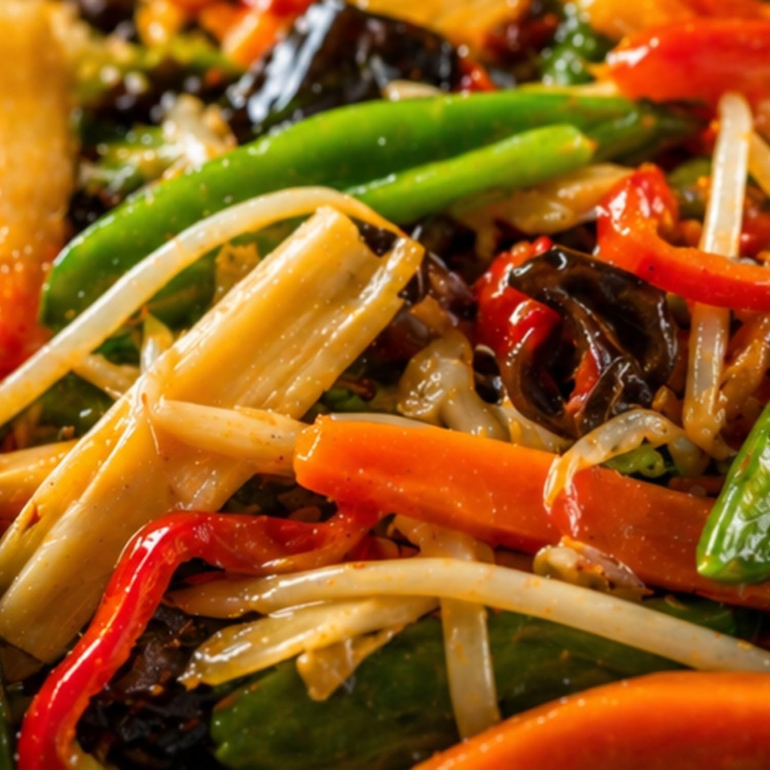 Lot 6x Légumes pour wok Chao’an 330g – Format familial – Mélange de légumes asiatiques pour cuisine rapide