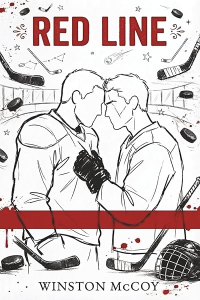 Cover of RED LINE: An MM Hockey Romance by Winston Mccoy